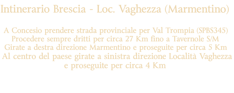 Intinerario